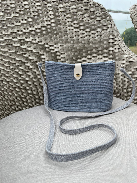 Corded crossbody bag