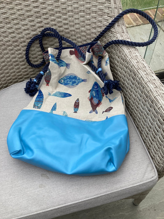 Fish themed bag